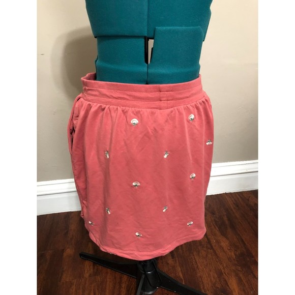 🧺Summersalt Skirt The Softest French Terry Size Medium Faded Rose Floral - Picture 4 of 6